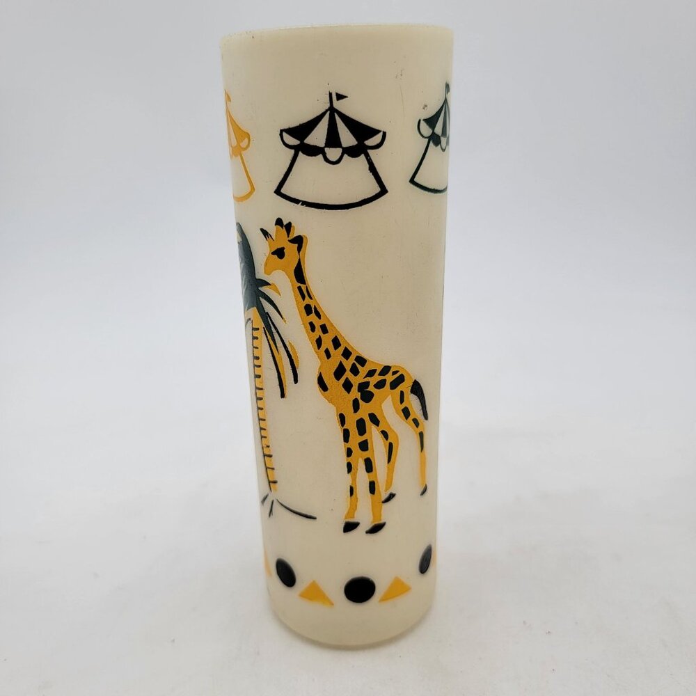 Vintage Mid-Century Modern Circus Themed Tumblers Set Of 6 - Picture 6 of 16